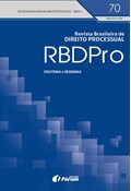 REVISTA BRASILEIRA DE DIREITO PROCESSUAL - RBDPRO Nº 70                                                                                                                                                                                                         