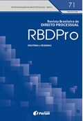 REVISTA BRASILEIRA DE DIREITO PROCESSUAL - RBDPRO Nº 71                                                                                                                                                                                                         