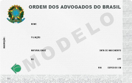 Documento de Membro de Comissão Federal - Anverso